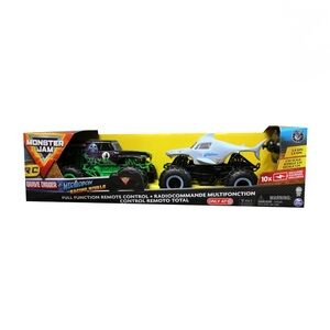 Monster Jam Grave Digger vs Megalodon Racing Rivals
RemoteControl Monster Trucks